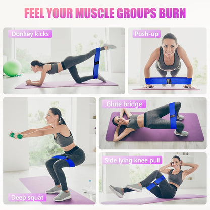 Professional Resistance Bands for Exercise - Adjustable Elastic Stretch Bands for Men and Women, Ideal for Physical Therapy, Home Fitness, Strength Training, and Yoga with Carry Bag