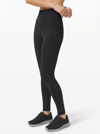 High-Waisted Women's Yoga Pants with Pockets, Tummy Control Leggings for Workouts