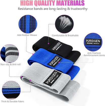 Professional Resistance Bands for Exercise - Adjustable Elastic Stretch Bands for Men and Women, Ideal for Physical Therapy, Home Fitness, Strength Training, and Yoga with Carry Bag