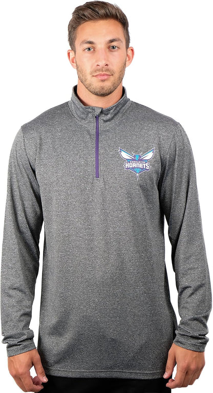 Men's NBA Official Super Soft Quarter-Zip Long Sleeve Tee